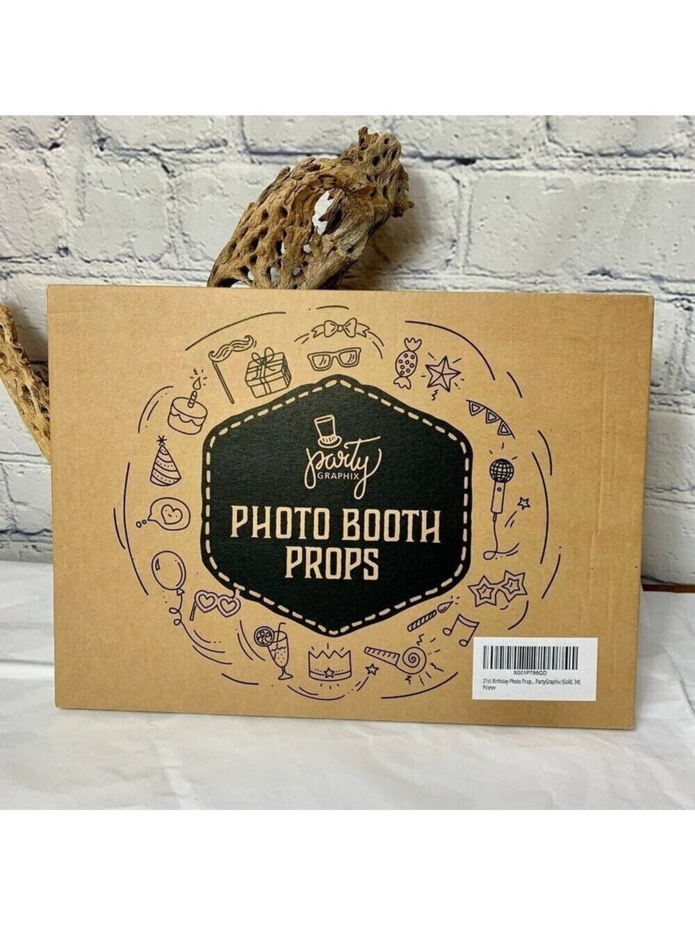 Party Graphix 21st Birthday Photo Booth Props